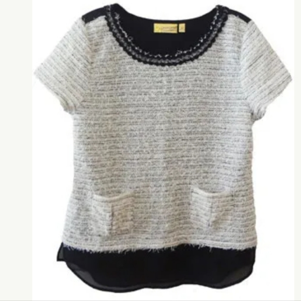 Princess Vera Wang Vintage Eyelash Blouse